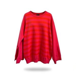 NEW ava lightweight crew sweater with cutout bell sleeves